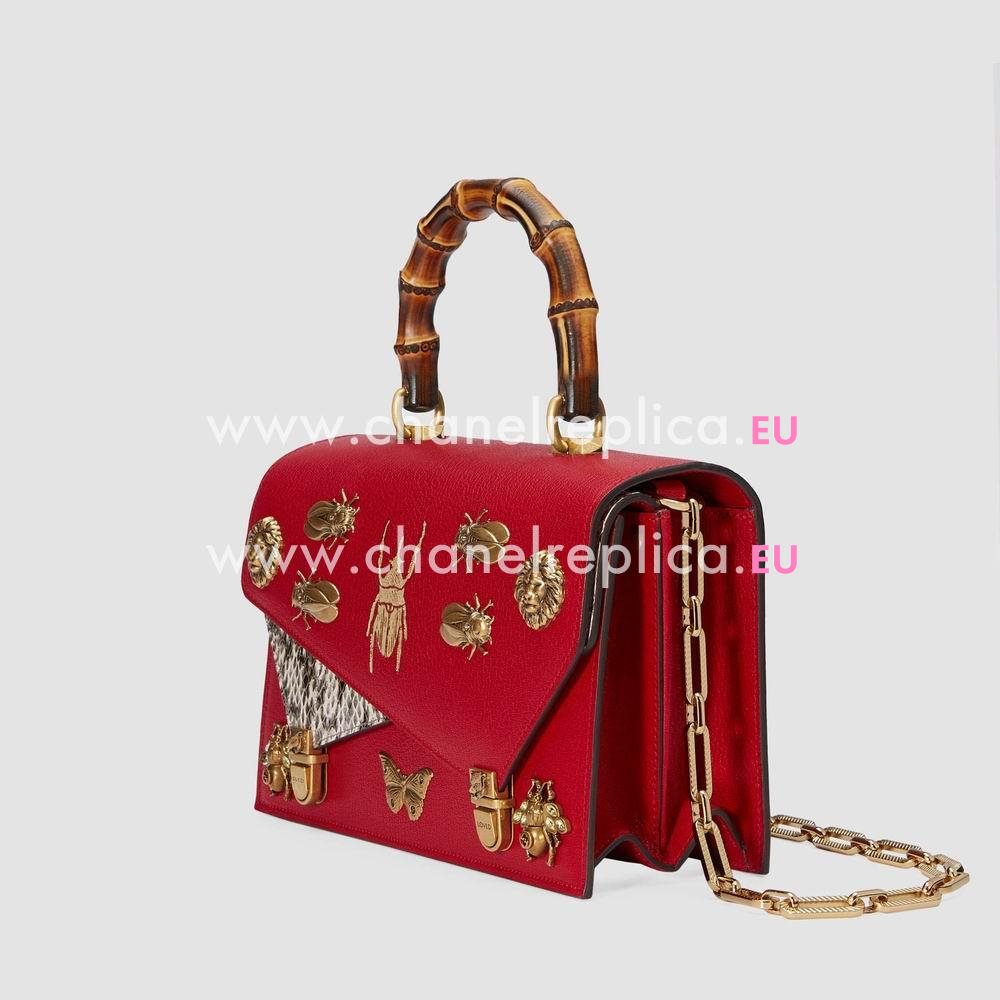 Gucci Ottilia leather small top handle bag 488715 DZFLX 8240