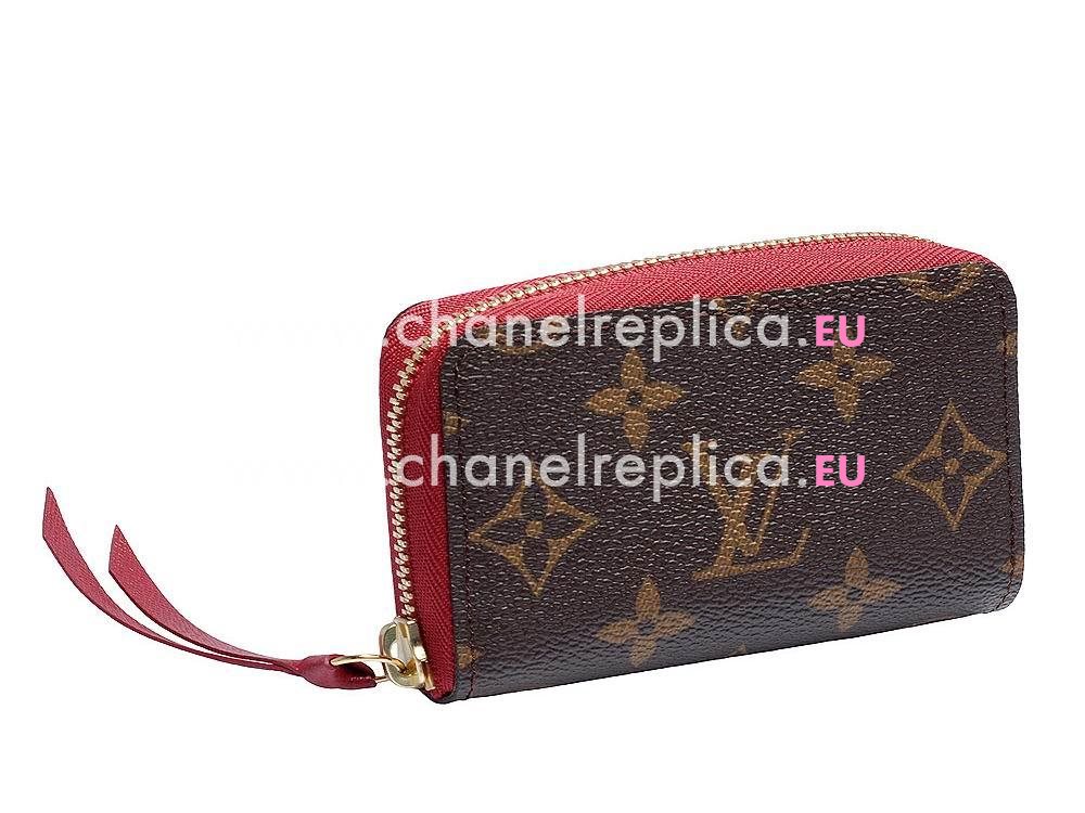 Louis Vuitton Monogram Canvas Zippy Multicartes Fuchsia M61299