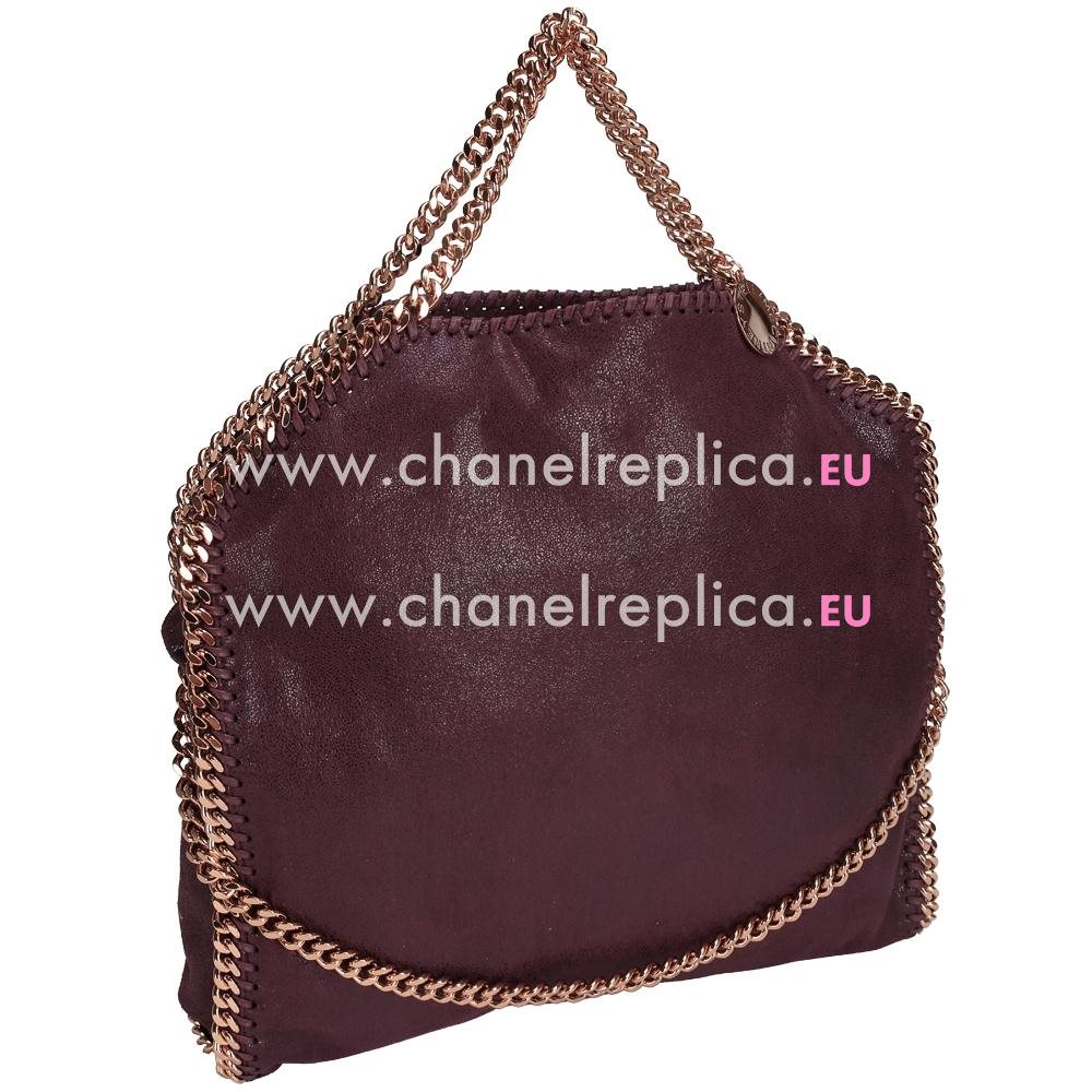 Stella McCartney Falabella Medium Size Gold Chain Bag Purple S851494