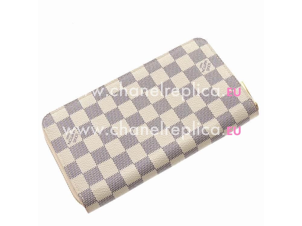 Louis Vuitton Damier Azur Canvas Zippy Organizer N60012