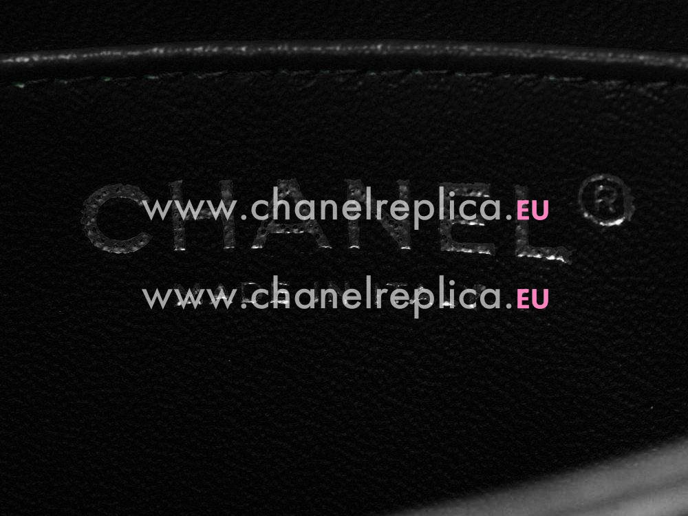 Chanel Mini Coco Lambskin Flap Bag Black(Silver) A35202