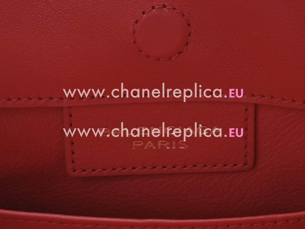 Balenciage Papier Lambskin Brass hardware Classic Mini Bag Red B2055063