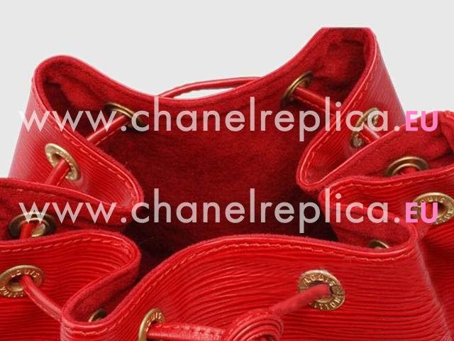 LOUIS VUITTON EPI LEATHER PETIT NOE RED M5901E