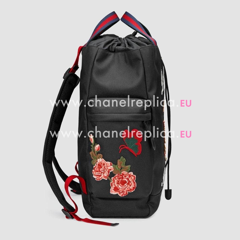 Gucci Embroidered drawstring backpack 450979 K1NDX 8662