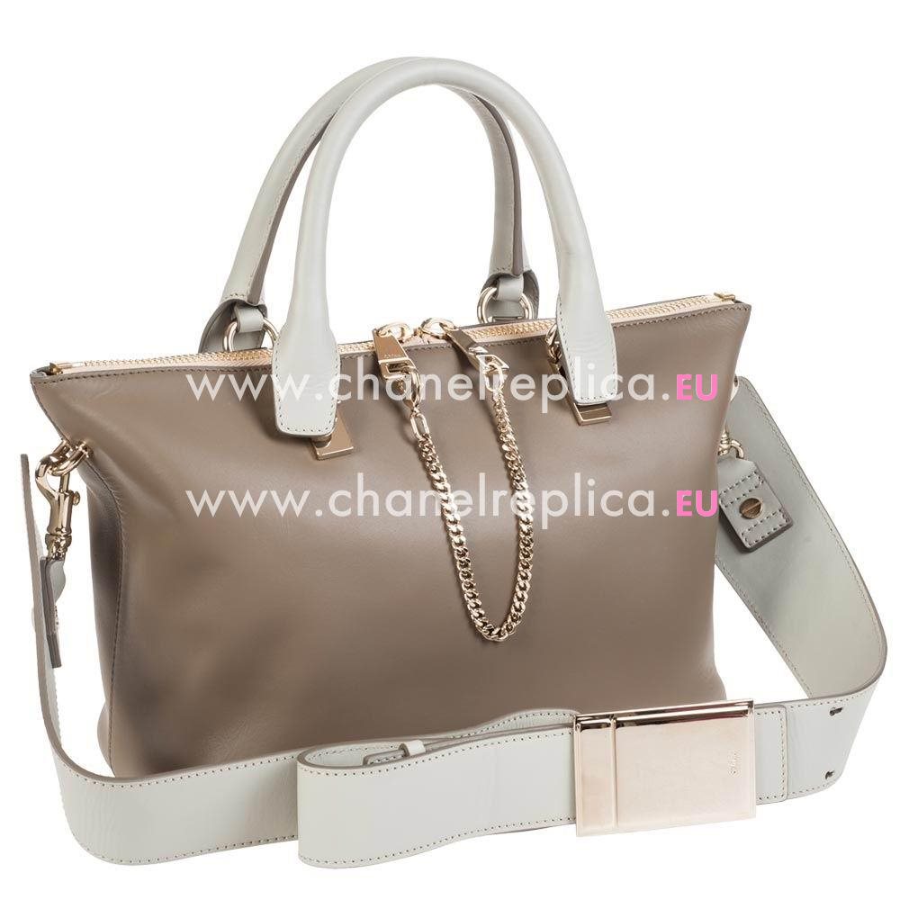 Chloe Bayle Calfskin Hand Bag In Brown C5255434