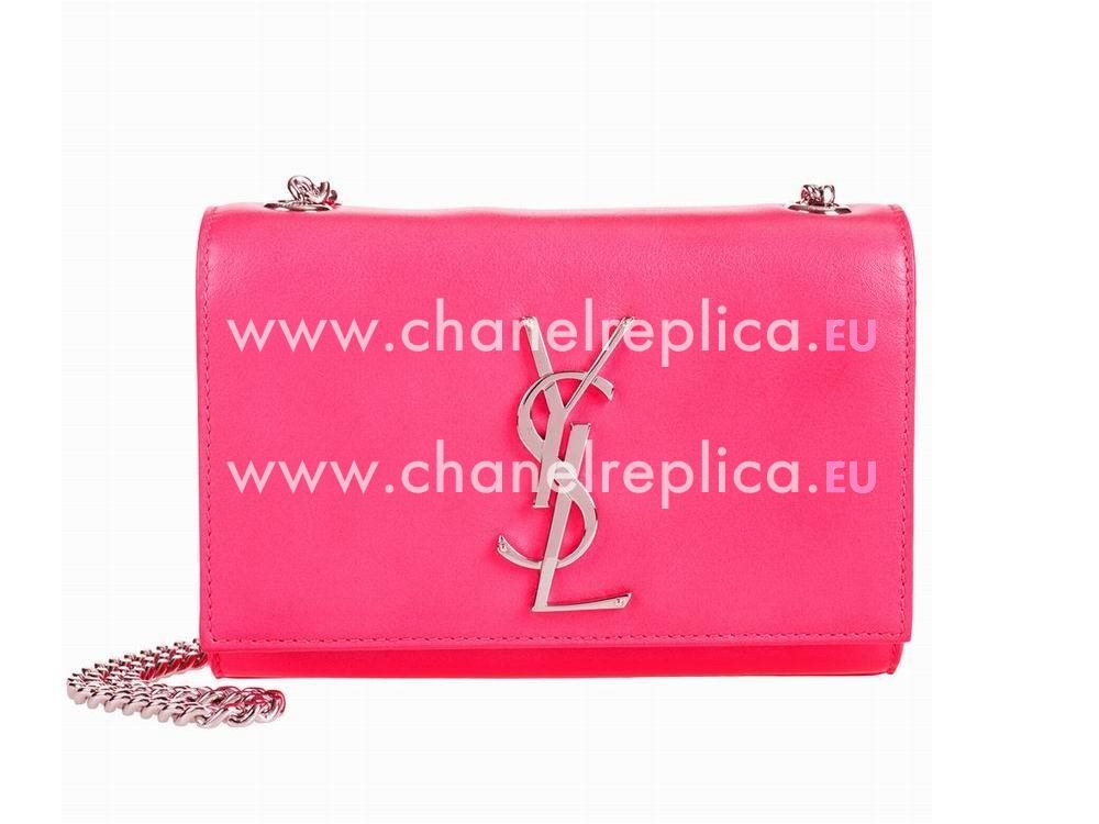 YSL Saint Laurent Cabas Monogram Y Calfskin Bag In Candy Pink YSL5037577