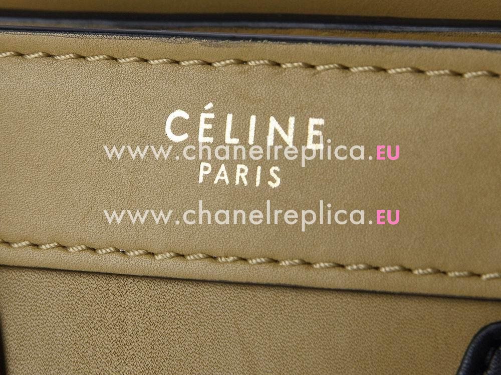 Celine Smooth Calfskin Nano Luggage Micro Earth Yellow CE62027