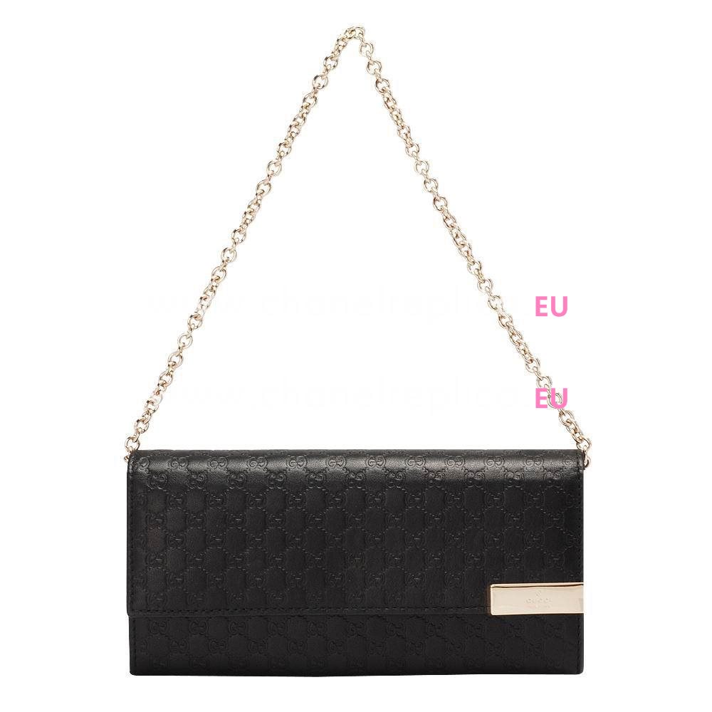 Gucci Emily Guccissima Calfskin Bag In Black G5157582