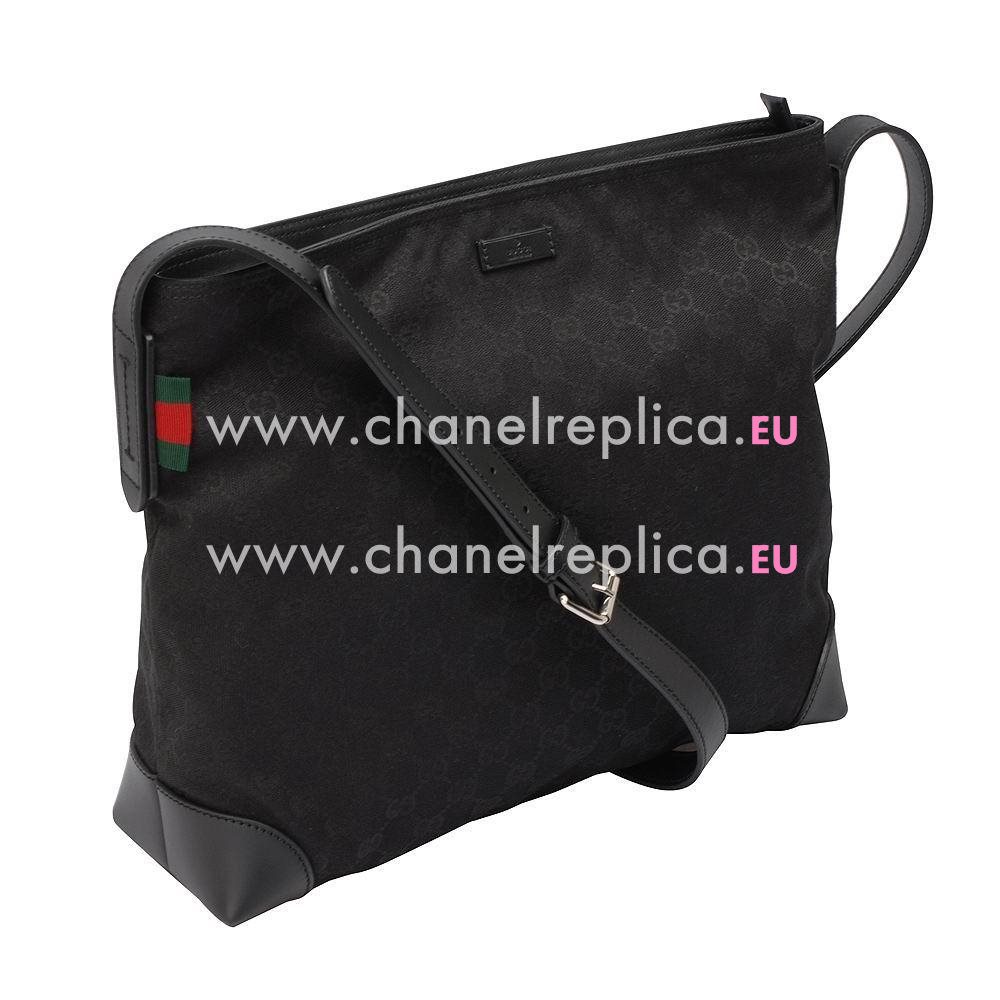 Gucci Classic GG Calfskin Leather Bag In Black G5063219