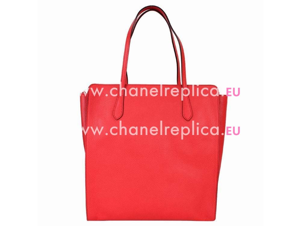 Gucci Borsa Gold G-Logo Cowhide Shoudbag Red 353581-CA00G-6511