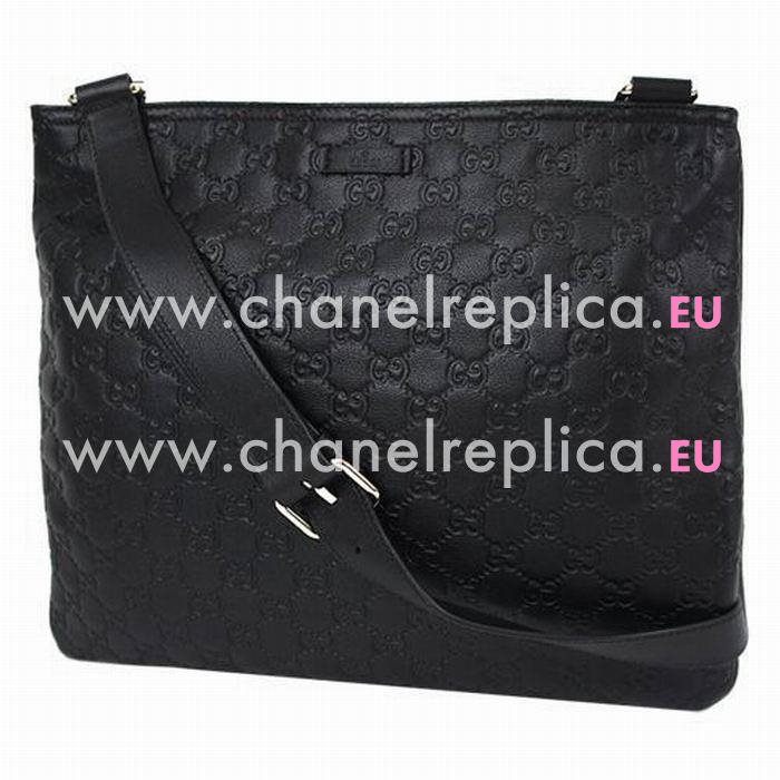 Gucci Classic Calfskin Leather Shoulder Bag In Black G5177793