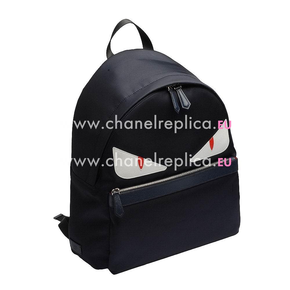 Fendi Monster Calfskin Backpack Black F1548698