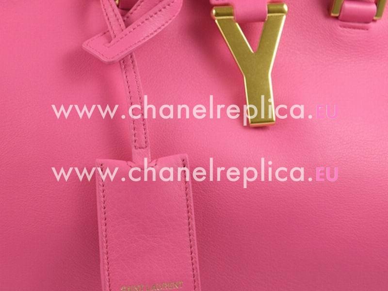 YSL Petit Cabas Chyc Y Calfskin Doctor Small Bag Hote Pink YSL518460