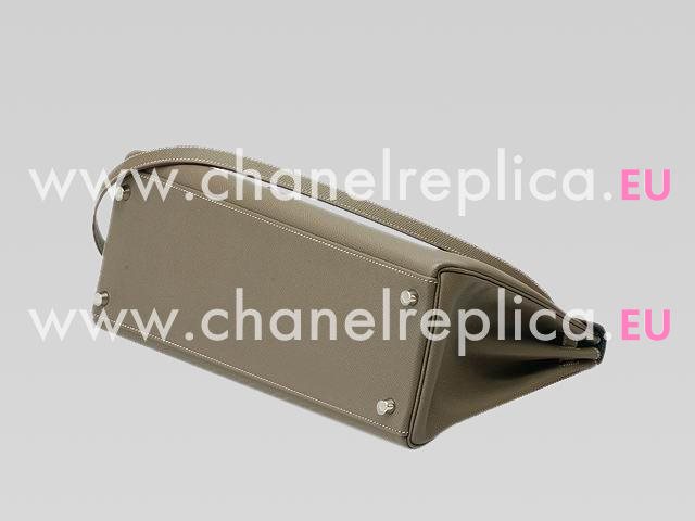 Hermes Kelly 35cm Cocoa Epsom Leather Palladium Hardware Hand Sew H358219