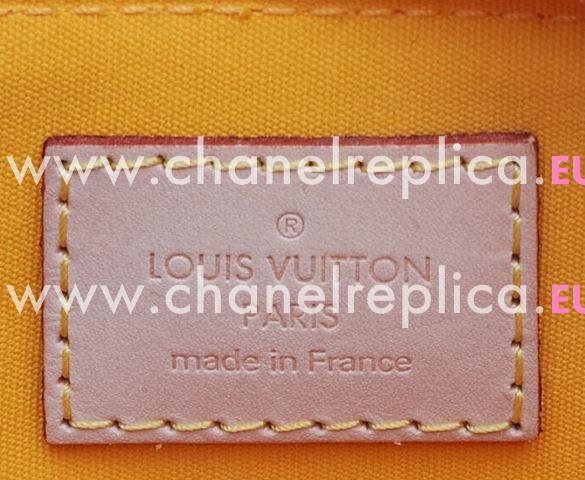 Louis Vuitton Monogram Vernis Alma BB Bag Lemon M91697