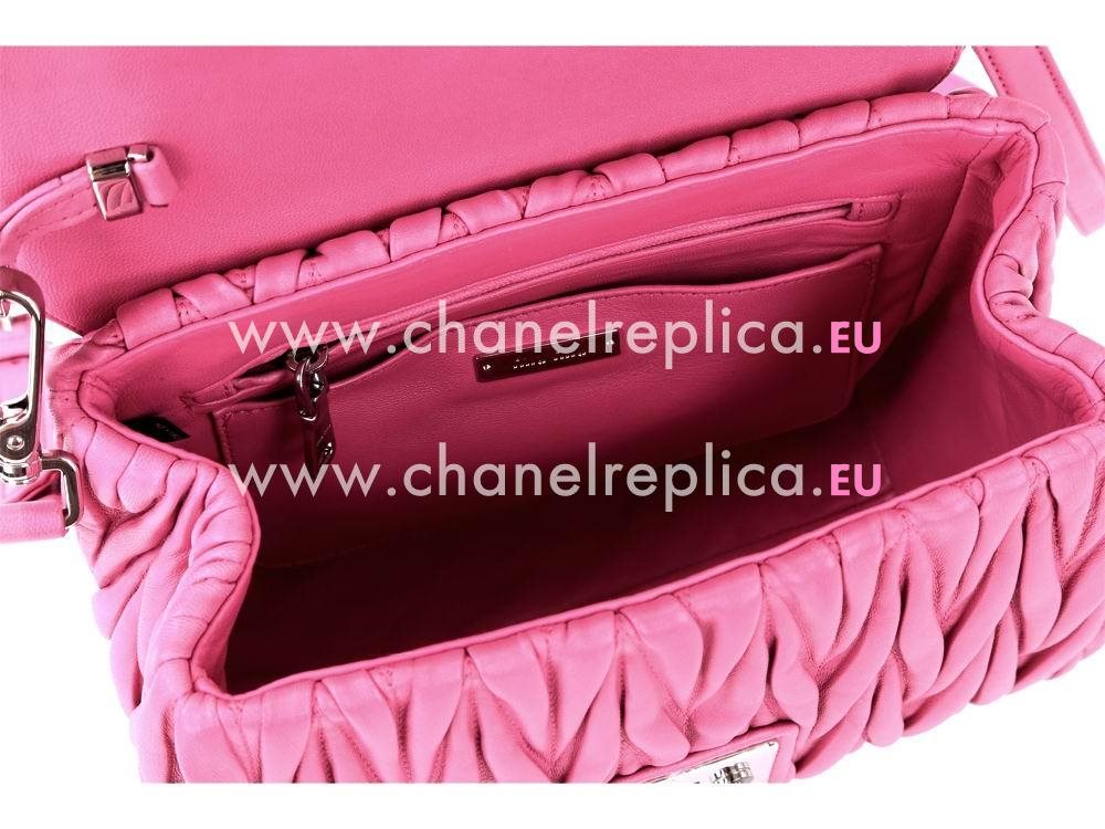 Miu Miu Large Matelasse Lux Nappa Bag Pink MI54767