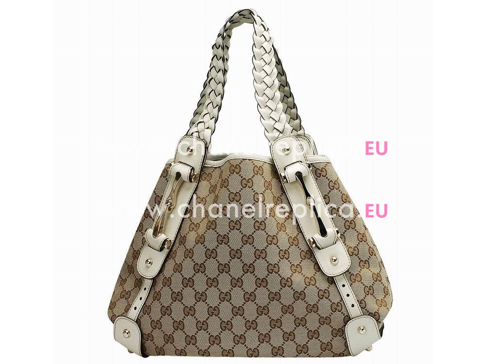 GUCCI PELHAM MEDIUM SHOULDER BAG IN WHITE G137621-W