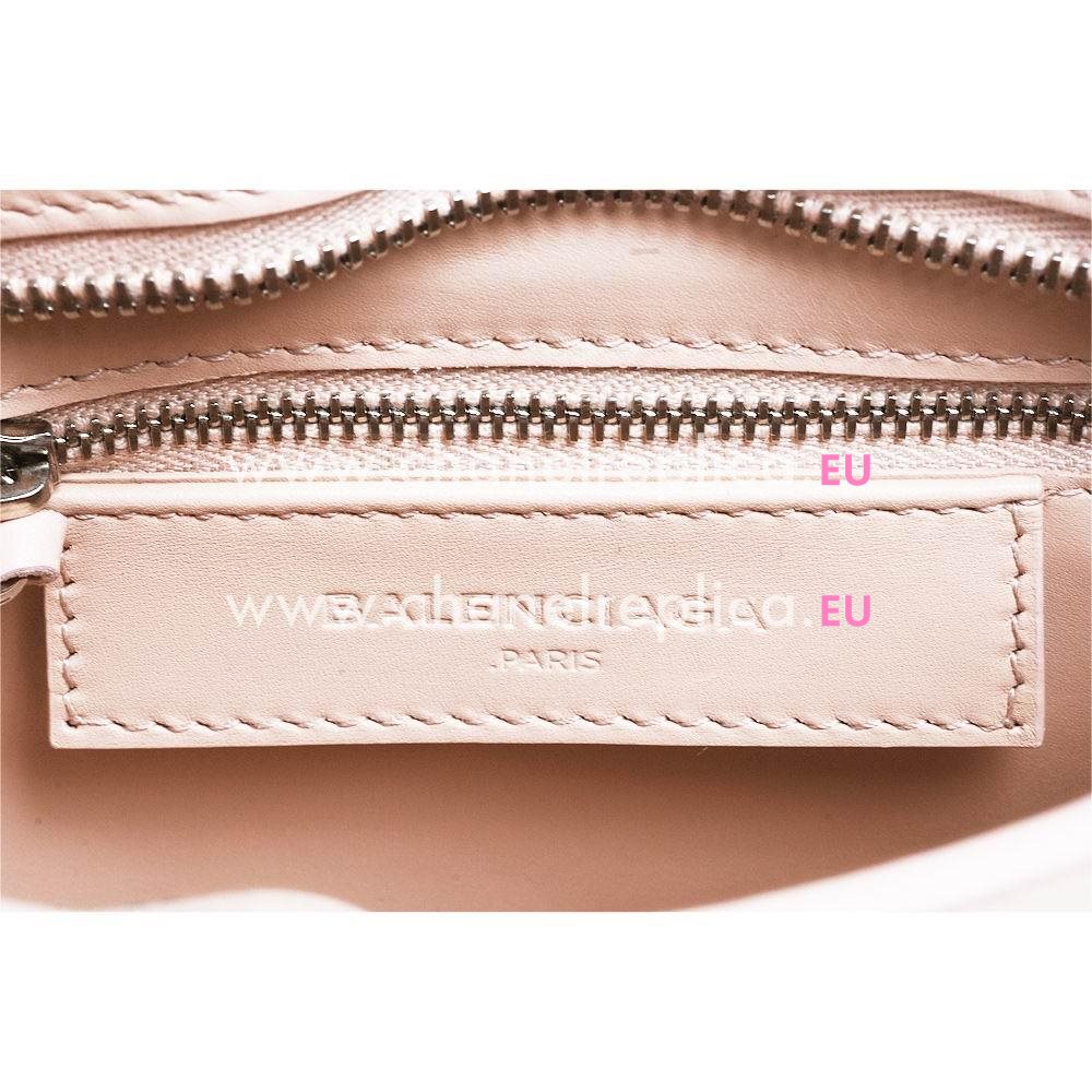 Balenciage City Lambskin Silvery hardware Classic Mini Bag Pink B5404158