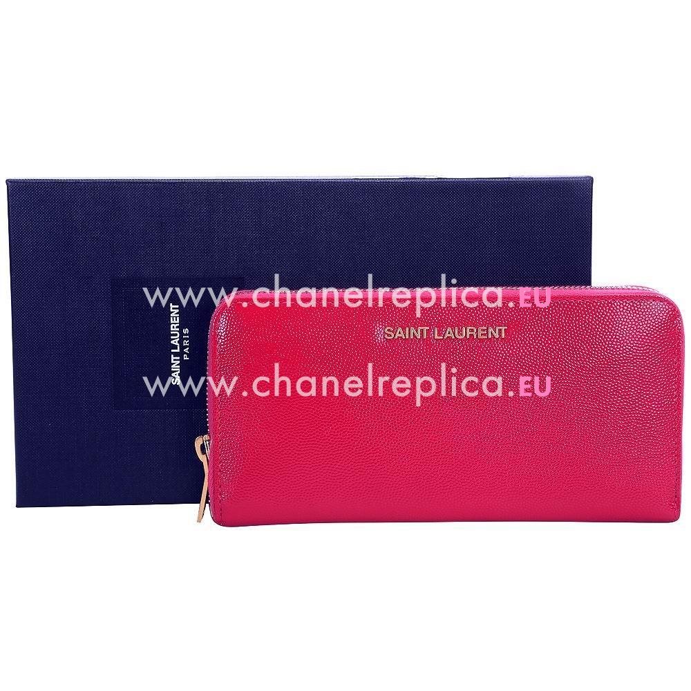 YSL Saint Laurent Paris Caviar Calfskin Y Wallets In Pink YSL4914843