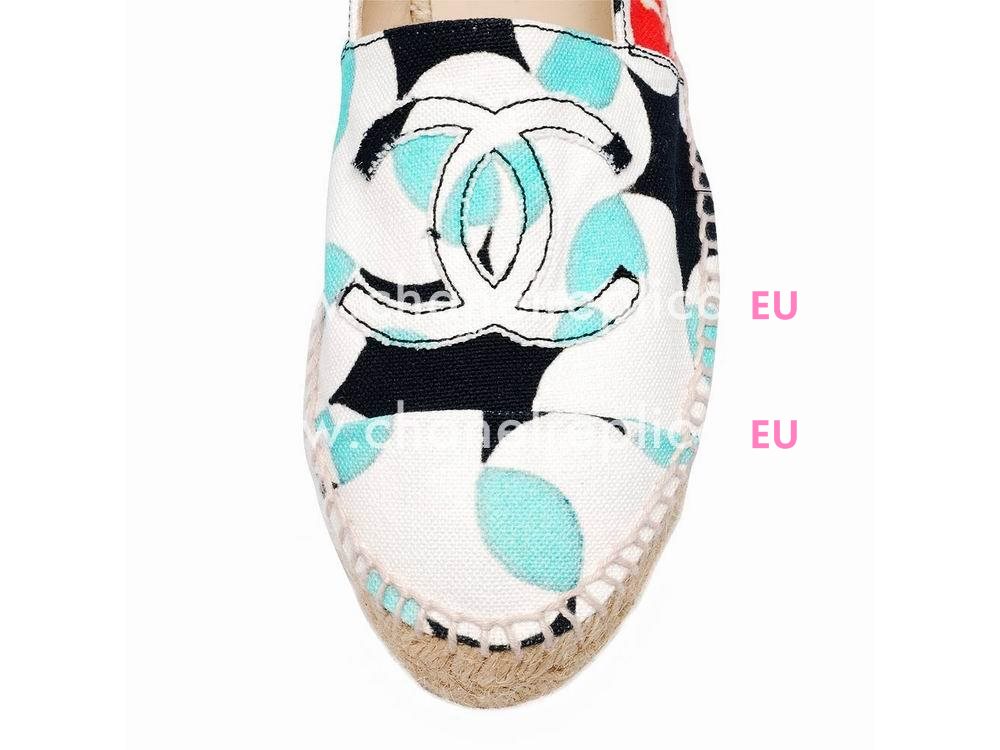 Chanel CC Kaleidoscope Espadrilles Penelope Shoes G29762-MULTI