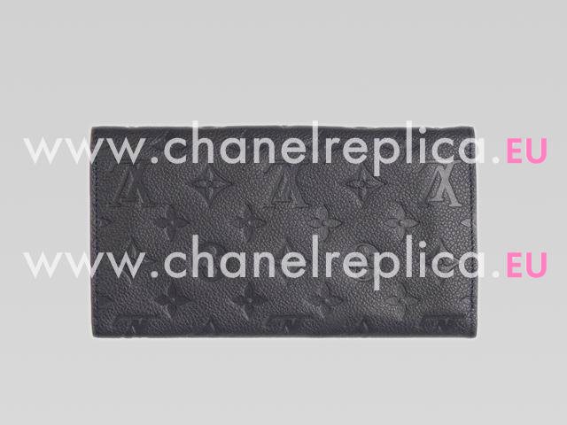 Louis Vuitton Monogram Empreinte Virtuose Wallet Black M60258