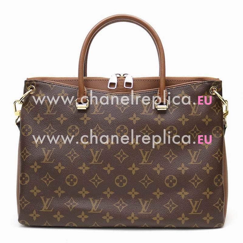 Louis Vuitton Pallas Monogram Canvas Bag Raisin M42755