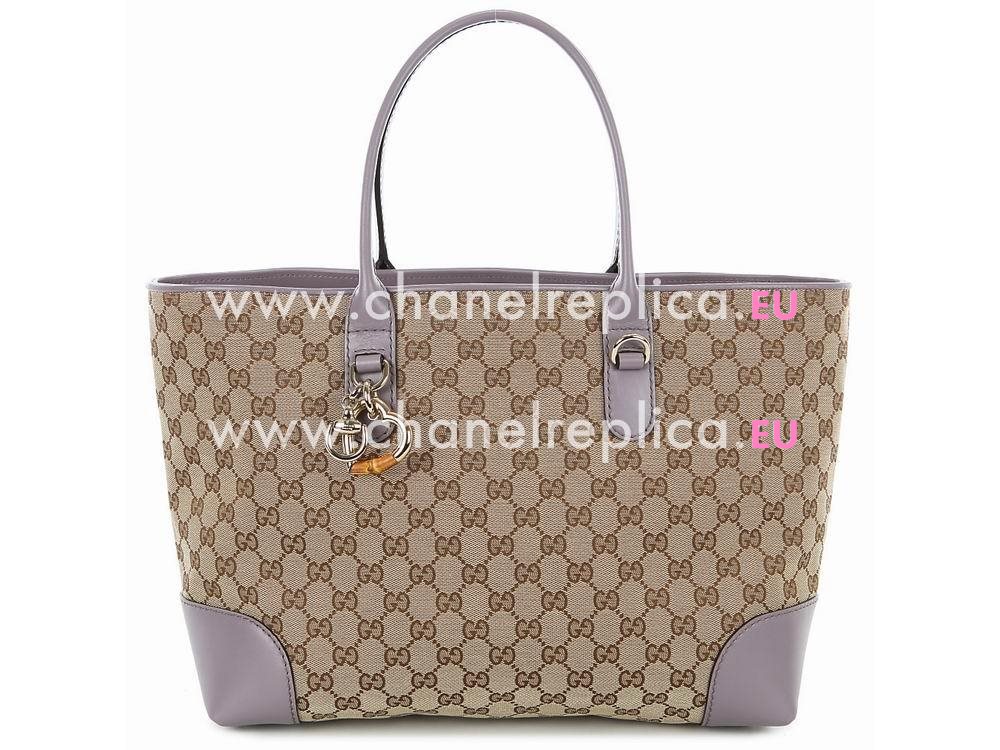 Gucci Heart Bit GG Leather Weaving Handle/Shoulder Bag In Purple G269956