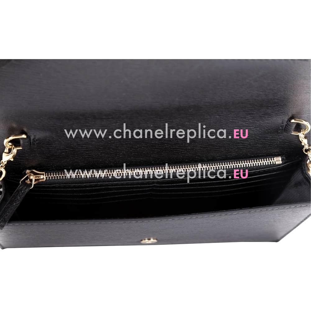 Gucci Icon GG Calfskin Leather Clutch In Black G554924