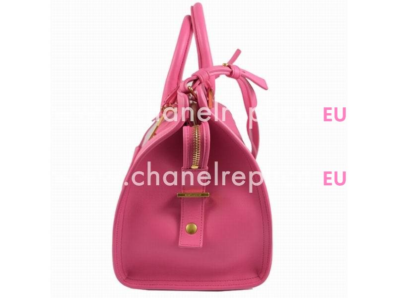 YSL Petit Cabas Chyc Y Calfskin Doctor Small Bag Hote Pink YSL518460