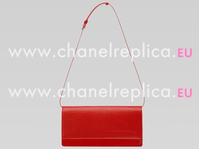 Louis Vuitton EPI Leather Honfleur Clutch Bag In Red M5273E