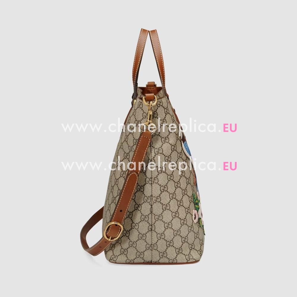 Gucci Garden Ebony Soft GG Supreme tote Bag 453705 K5IEG 8315