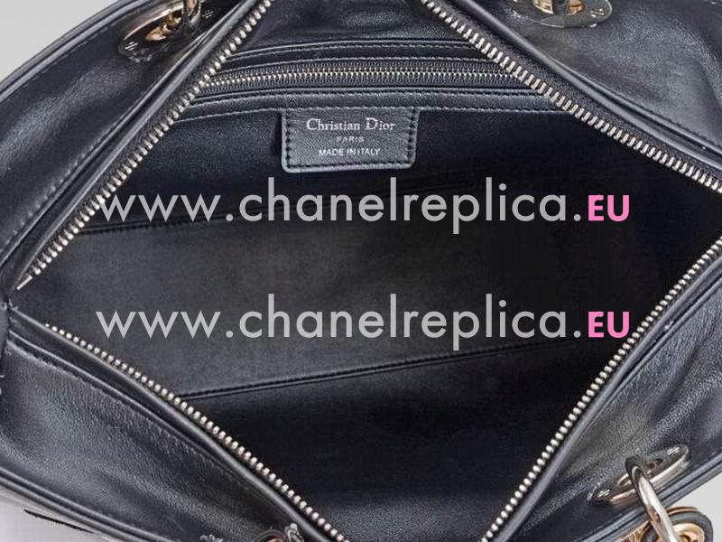 Lady Dior Lambskin With Medals Bag In Black 115105
