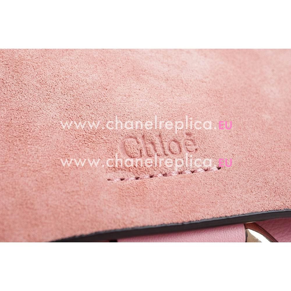 Chloe Faye Calfskin Shoulder bag Pink Red CH8010902