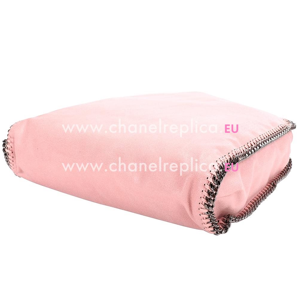 Stella McCartney Falabella Large Tote Silver Chain Bag Pink S856573