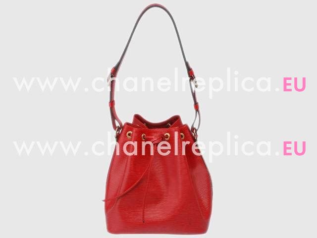 LOUIS VUITTON EPI LEATHER PETIT NOE RED M5901E