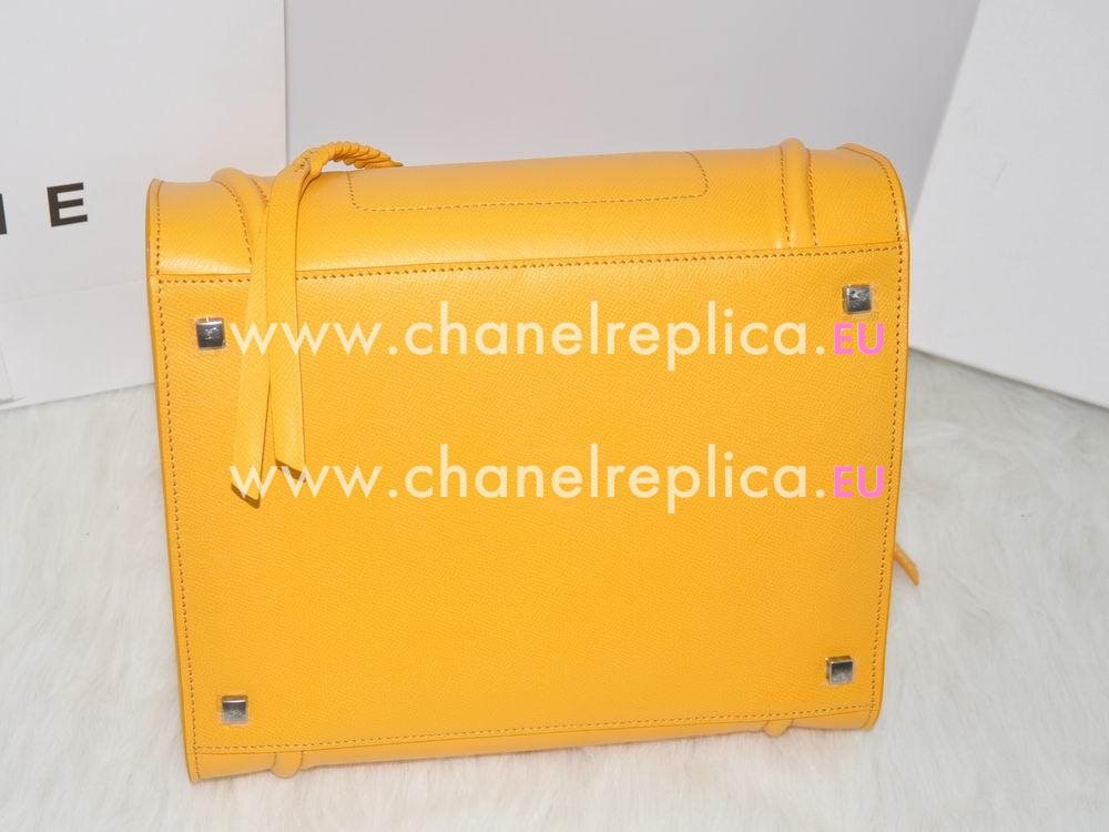 Celine Square Phantom Luggage Epsom Calfskin Nano Ginger CE14715
