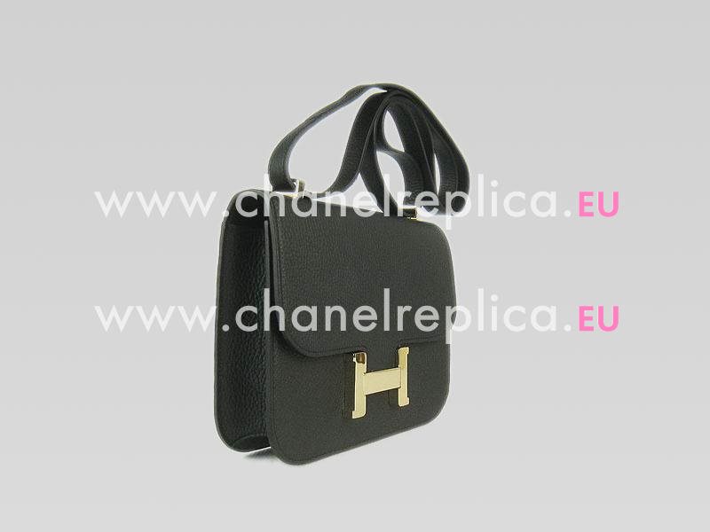 Hermes Constance Bag Micro Mini In Black(Gold) H1017BG