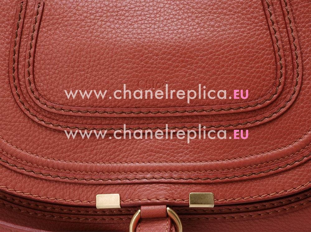 CHLOE Medium Marcie Double Handle Bag Maple-leaf Red C471529