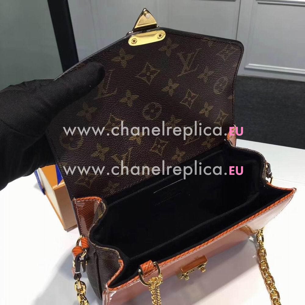 Louis Vuitton Pochette Metis EPI Leather Monogram Canvas Chain Mini Bag M54991