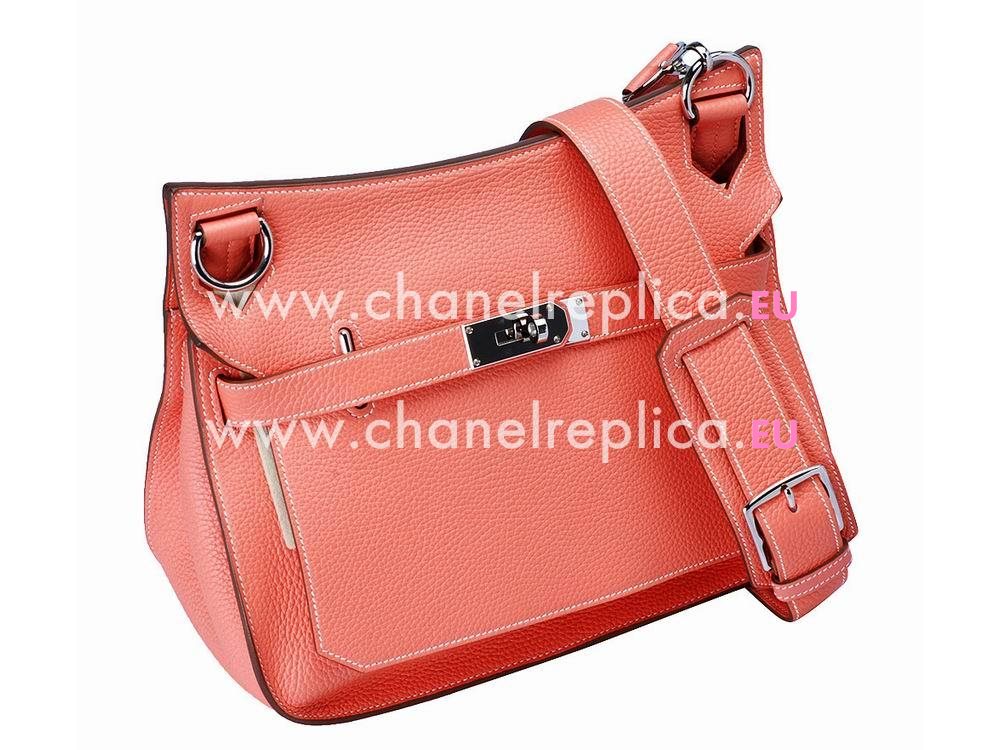 Hermes Jysiere Clemence 31cm Bag Hot Pink(Silver) H53656