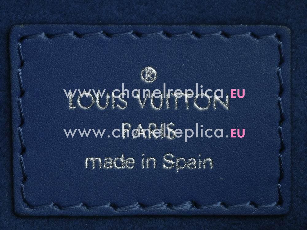 Louis Vuitton Epi Leather Neverfull MM Tote Bag Deep Blue M40885