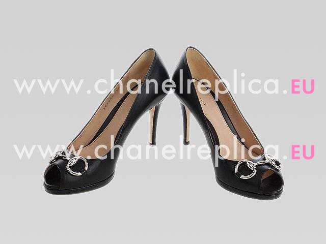 Chanel Lambskin Leather Shoes Black G2962521