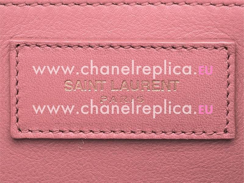 YSL Petit Cabas Chyc Y Calfskin Doctor Small Bag Rose Pink YSL522443