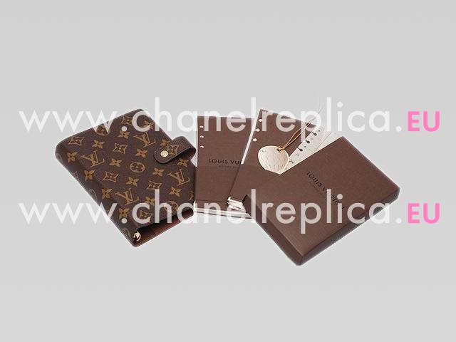 Louis Vuitton Monogram Canvas Medium Ring Agenda Cover R20105