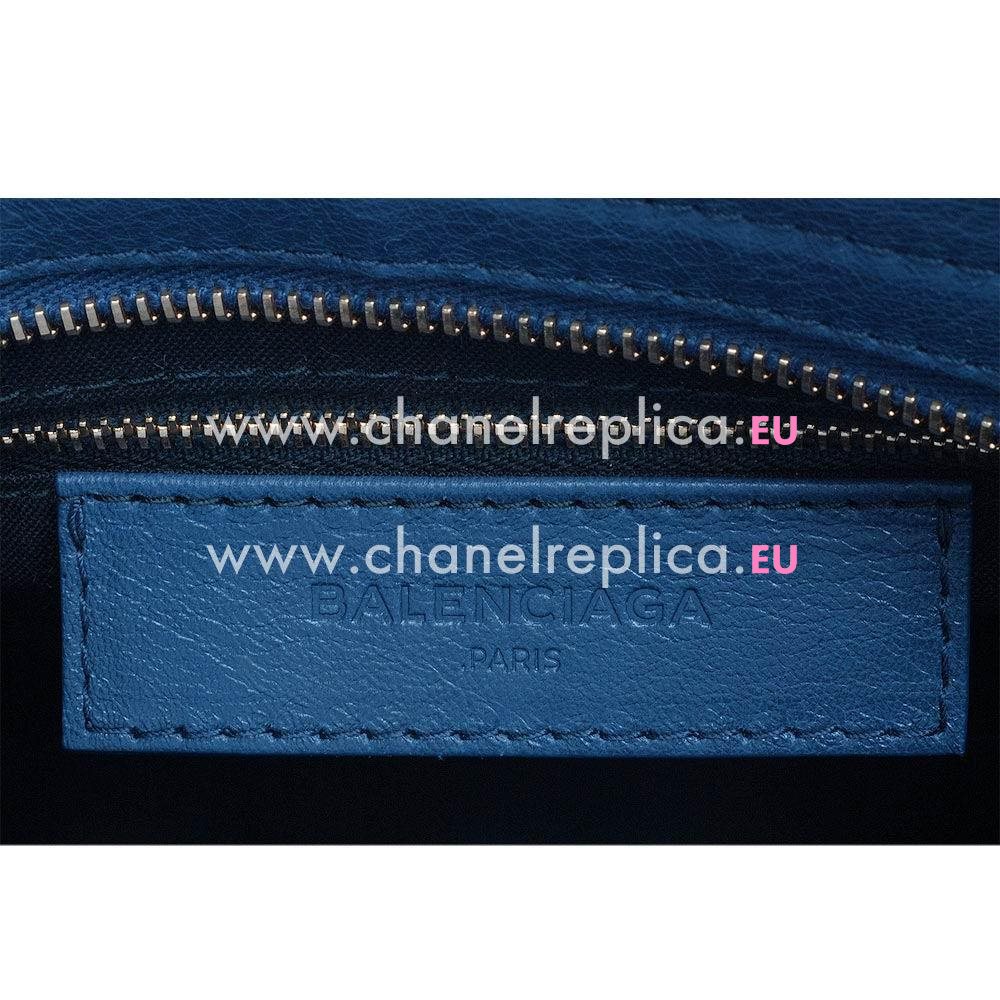 Balenciage City Lambskin Gold hardware Classic Mini Bag Blue B2055044