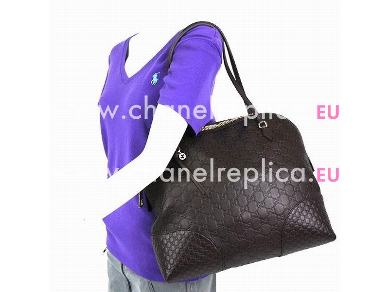 Gucci Emily Guccissima Calfskin Bag In Dark Coffee G5178168