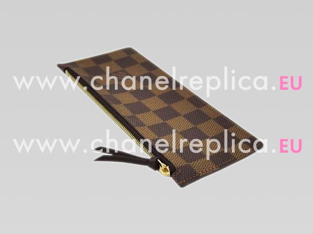 Louis Vuitton Damier Ebene Canvas Josephine Wallet N63018