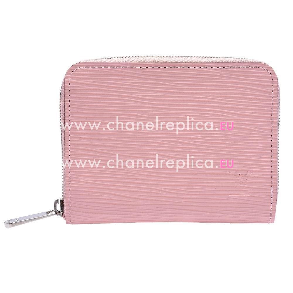 Louis Vuitton Classic Epi Leather Zipper Change Purse Rose Pink M61206