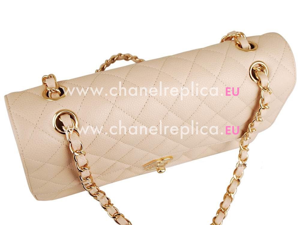 Chanel Caviar Medium Double FlapBag Skin(Golden) A01112SK