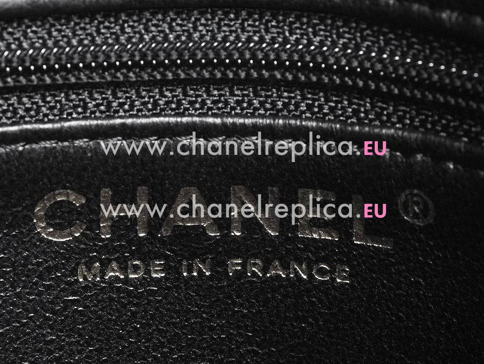 Chanel Caviar Medallion Bag Black Gold Hareware A1804BLKS